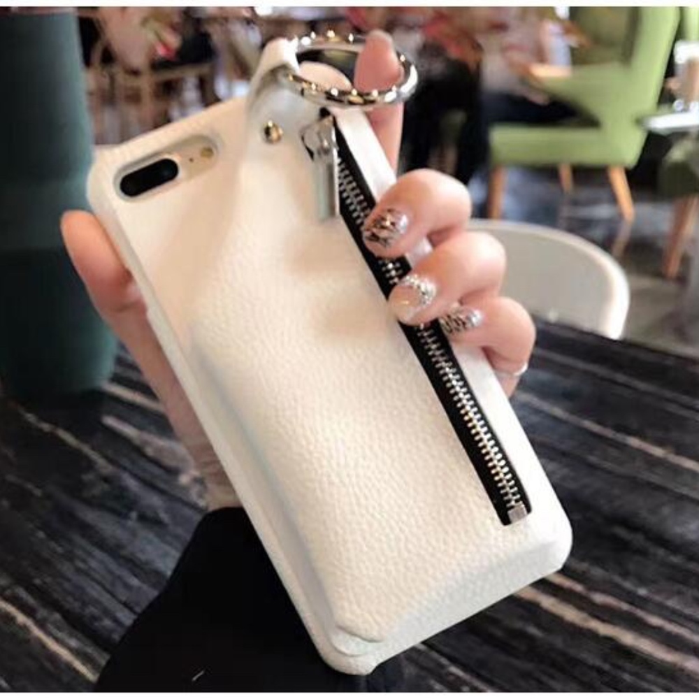 RE-STOCK IN!! *BLACK* Phone Case W/Zip Compartment - Picture 6 of 8